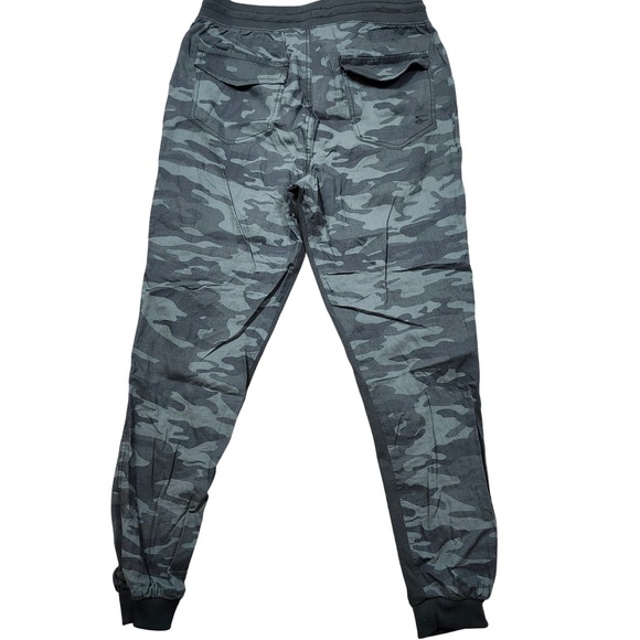 Seven7 Camo Utility Jogger Pants Women's S Linen Blend Drawstring - Picture 6 of 9